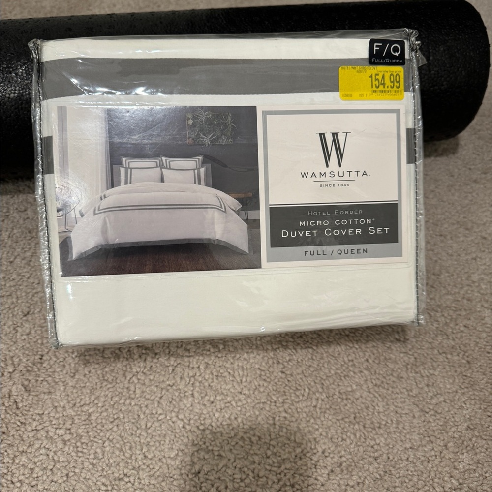 Wamsutta White Duvet Cover Set - Full/Queen